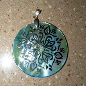 Turquoise Shell pendant